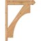 Ekena Millwork Westlake Smooth Arts and Crafts Outlooker, Western Red Cedar, 5 1/2"W x 24"D x 32"H OUT06X24X32WTL03SWR - alternate 4